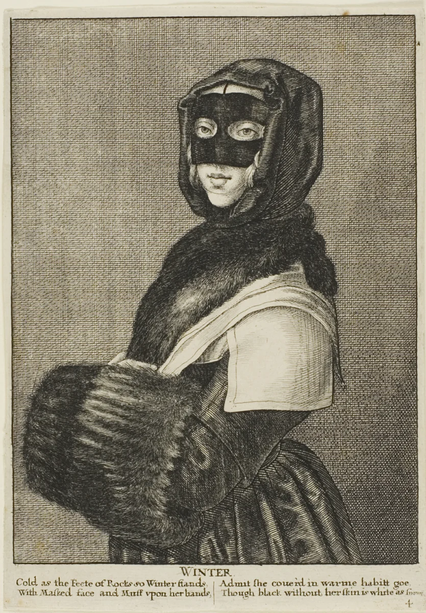 Winter by Wenceslaus Hollar, print, 1644