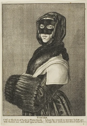 Winter by Wenceslaus Hollar, print, 1644