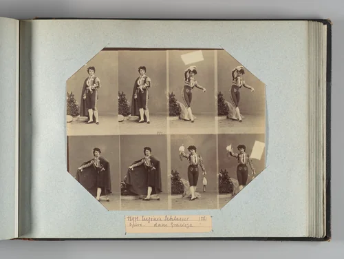 Eugénie Schlosser dans Gracioza by André Adolphe-Eugène Disdéri, photograph, 1861