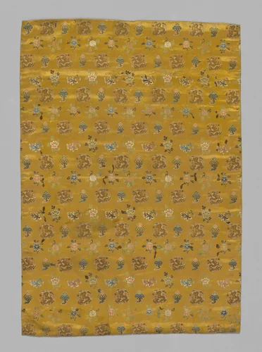Panel (Furnishing Fabric) by Manchu China, textile, 1800-1850