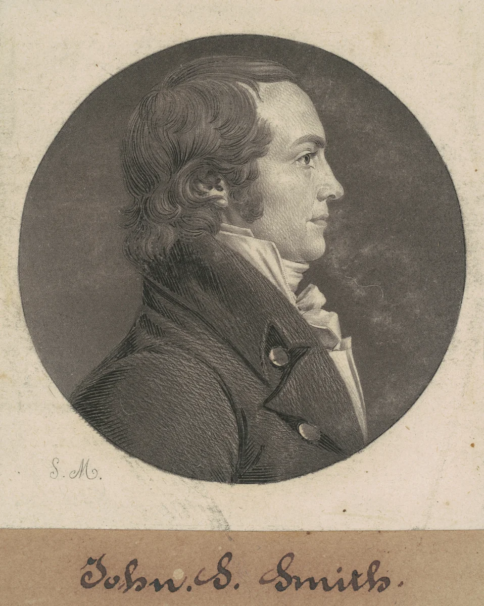 Alexander Smyth by Charles B. J. Févret de Saint-Mémin, print, 1807