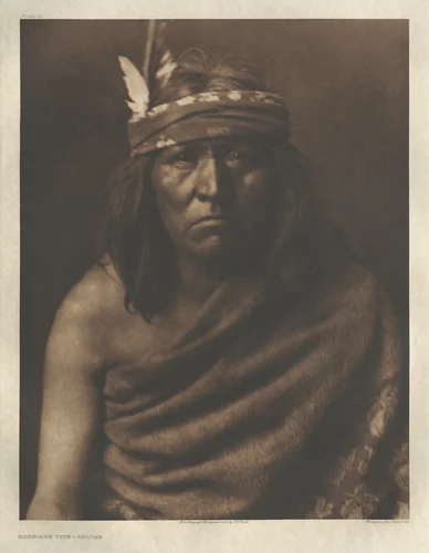 Portfolio I, Plate 12: Renegade Type-Apache by Edward Curtis, other, 1903