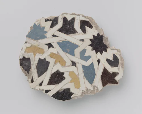 Mozaïekfragment by anonymous, ceramic, 1300-1400