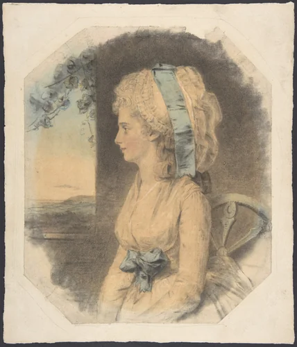 Miss Mary Cruikshank, only sister of James Cruikshank by John Downman, drawing, 1781