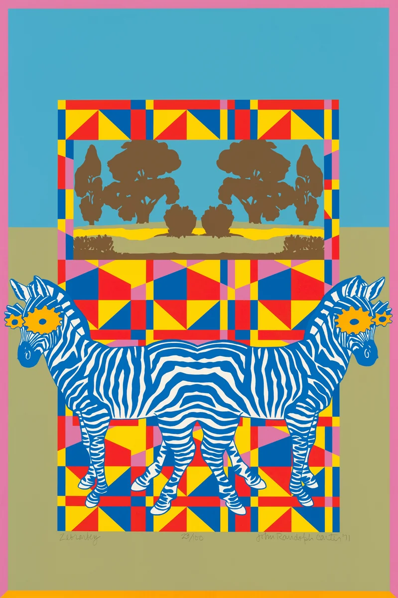 Zebrarbez by John Randolph Carter, portfolio, 1971