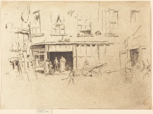 Little Court by James McNeill Whistler, print, 1880-1881