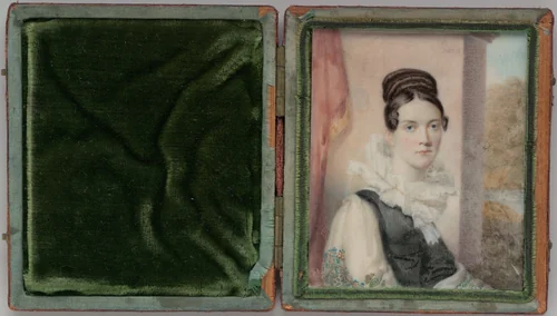 Portrait of a Lady by John Robinson, artwork, 1822