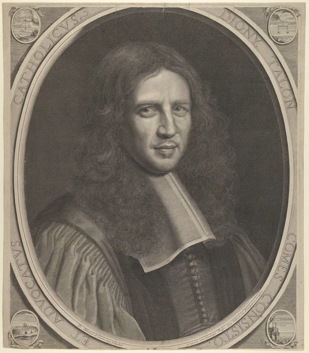 Denis Talon by Robert Nanteuil, print, 1664-1674
