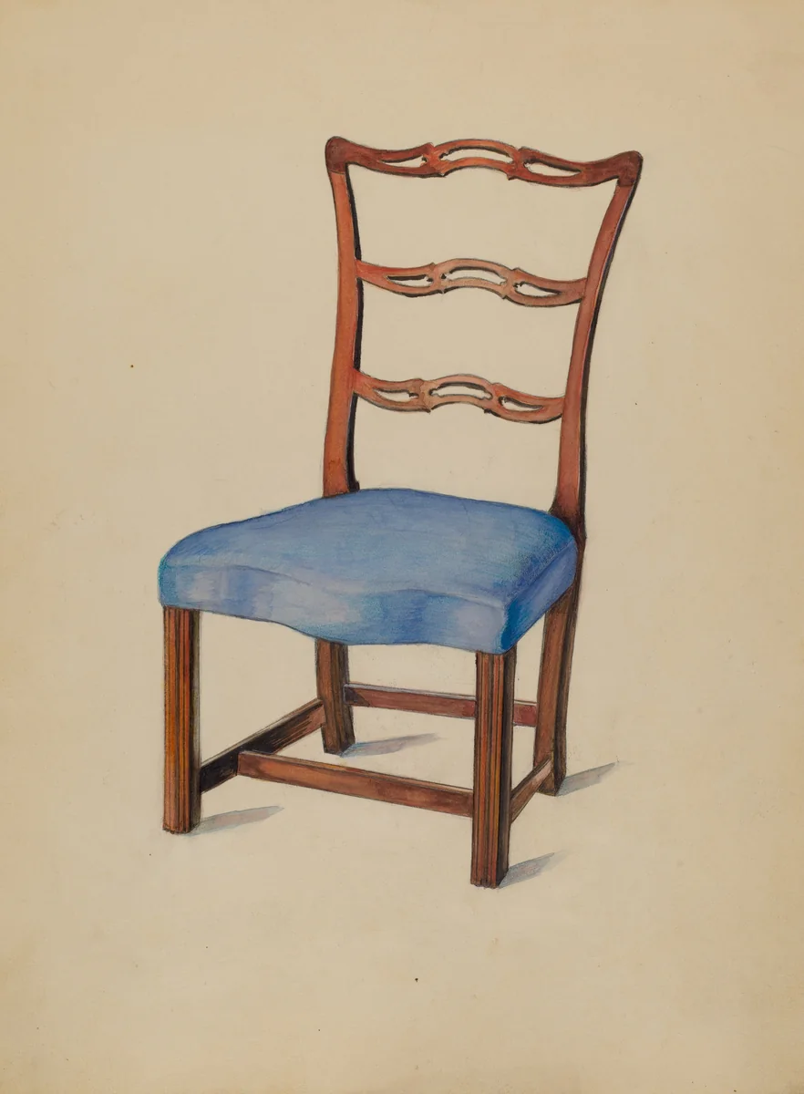 Side Chair by Carl Weiss, index of american design, 1935-1942