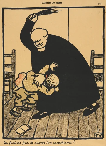You'll learn... by Félix Vallotton, print, 1901