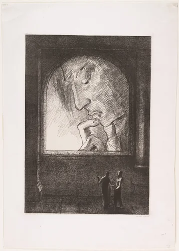 Light (Lumière) by Odilon Redon, print, 1893
