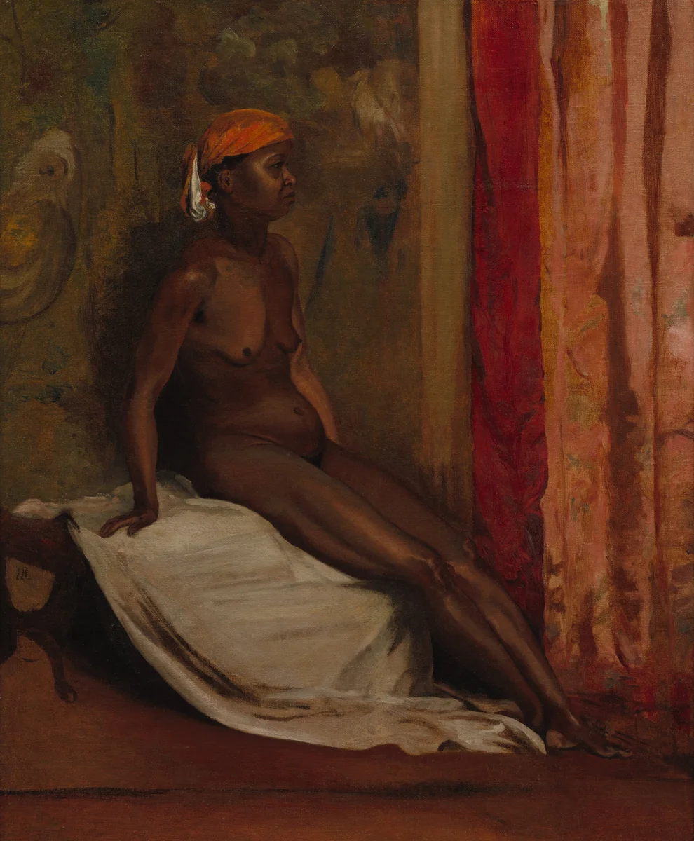 Seated African Woman by Henri Regnault, painting, 1860-1869