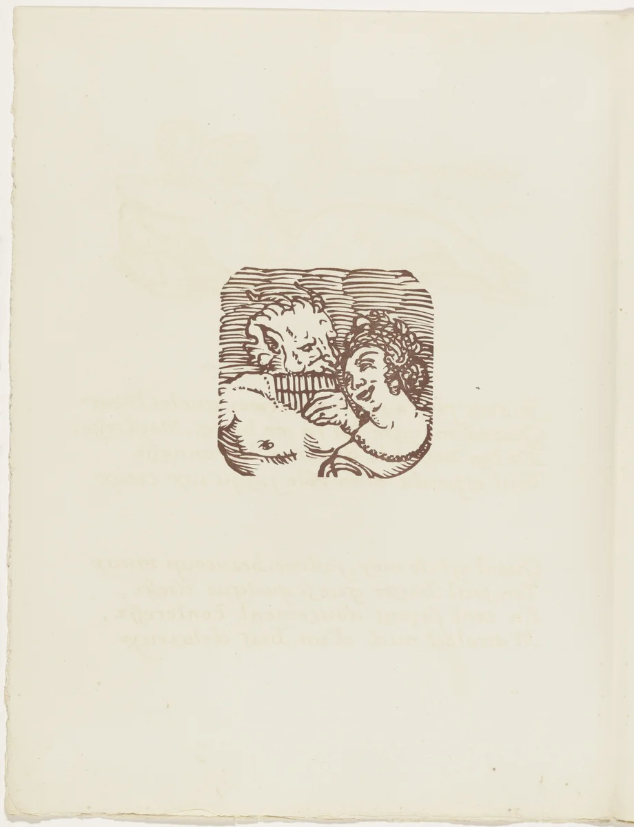 Vignette (folio 73 verso) from Les Amours (The Loves) by Émile Bernard, illustrated book, 1915
