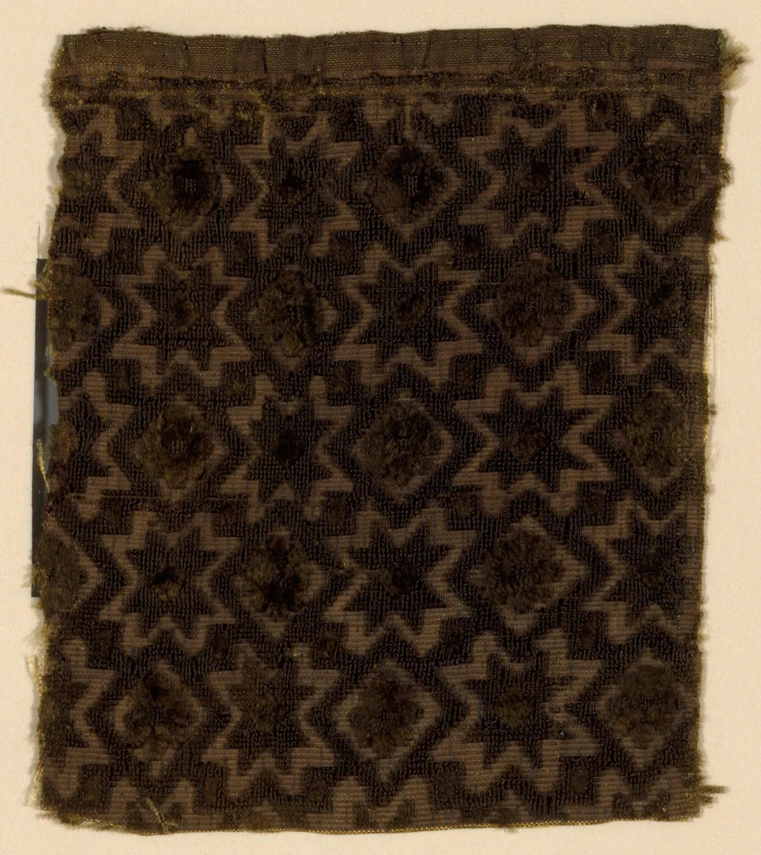 Fragment by Italy, textile, 1575-1625