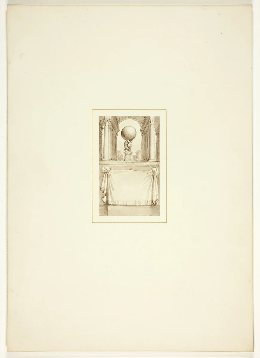 Study for a plate from The Task by Thomas Stothard, drawing, 1795-1805