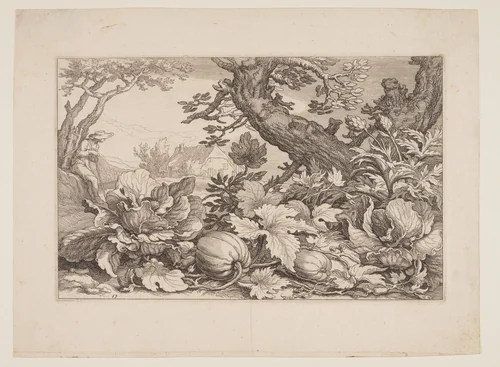 Plate 13, from Landscapes with Farmhouses by Boëtius Adamsz. Bolswert, print, 1614