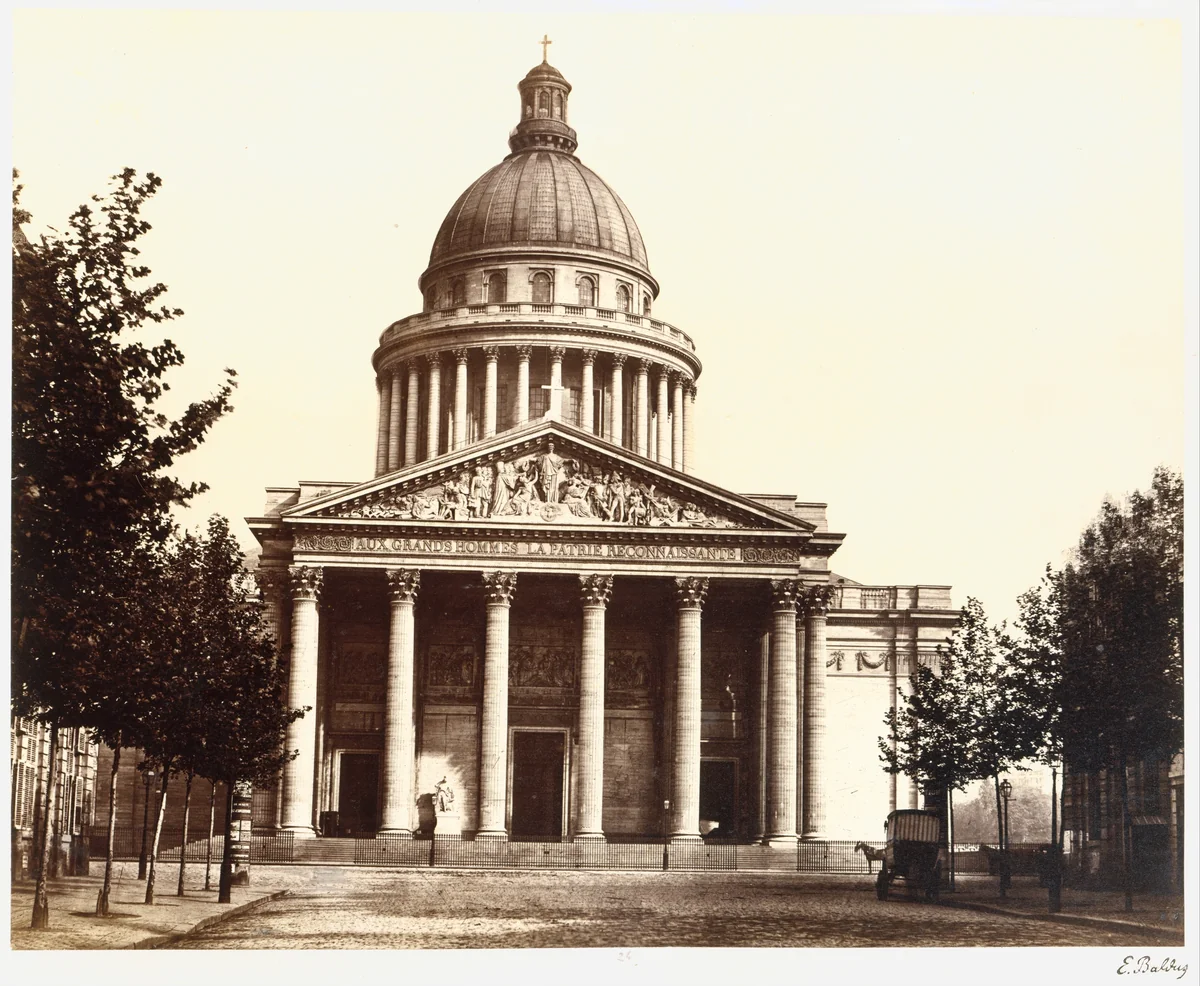 Panthéon by Edouard Baldus, photograph, 1860-1869
