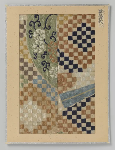 Fragment textiel by anonymous, textile, 1716-1736