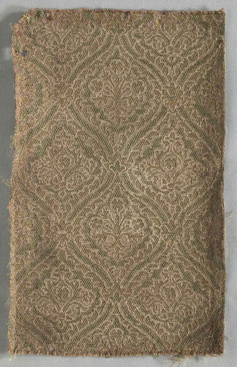 Two Brocaded Fragments by Unknown, textile, 1580-1599