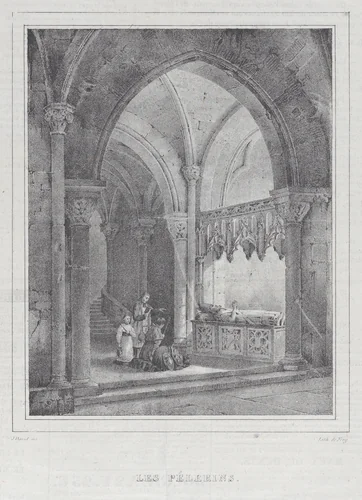 Les Pélerins by anonymous, print, 1829-1839