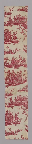 La Caravane du Caire (The Caravan from Cairo) (Furnishing Fabric) by Petitpierre et Cie, textile, 1785-1805