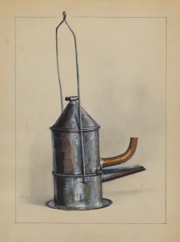 Lamp by Charles Caseau, index of american design, 1936