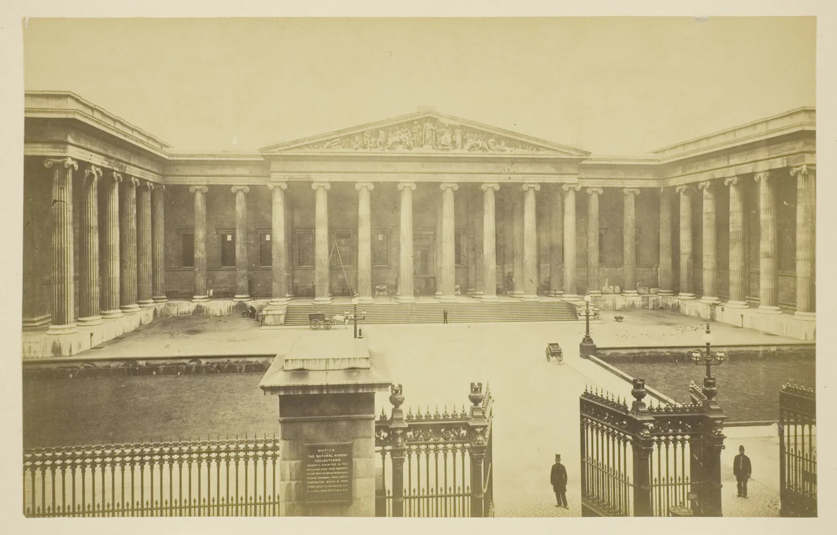 British Museum by Artist Unknown, photograph, 1850-1900