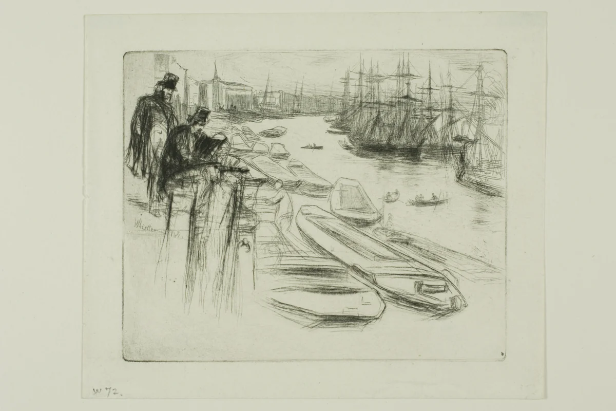 The Little Pool by James McNeill Whistler, print, 1861