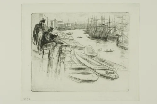The Little Pool by James McNeill Whistler, print, 1861