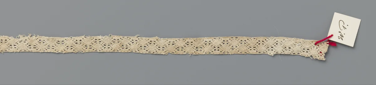 Tussenzetsel van kloskant met spitsovaaltjes by anonymous, book, 1600-1699