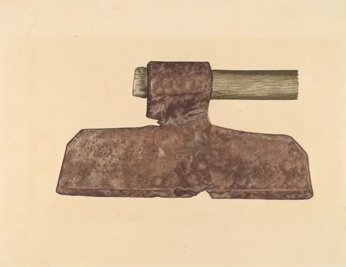 Broad Axe by Paul Poffinbarger, index of american design, 1939