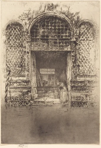 The Doorway by James McNeill Whistler, print, 1880