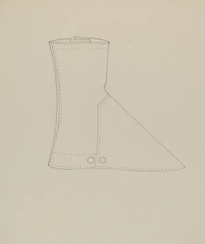 Spats or Gaiters by American 20th Century, index of american design, 1935-1942
