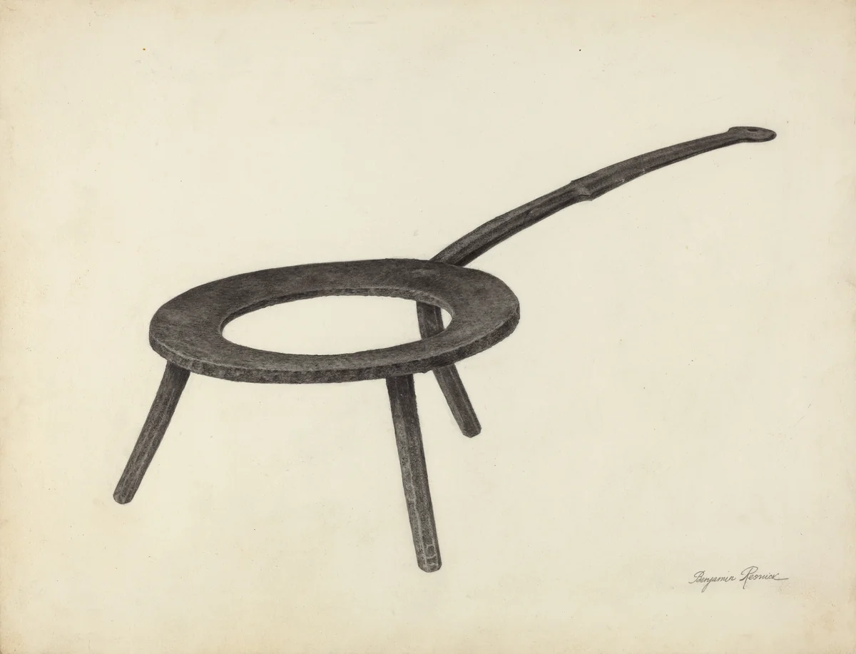 Pot Trivet by Benjamin Resnick, index of american design, 1939