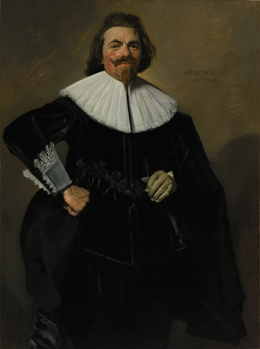 Portrait of Tieleman Roosterman by Frans Hals, painting, 1634