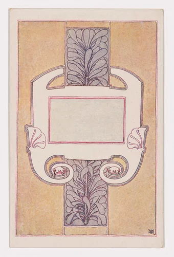 Wiener Künstler-Postkarte Serie 33/9 by Josef Hoffmann, design, 1898