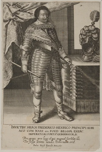 Frederick Henry of Nassau by Paul Furst, print, 1637