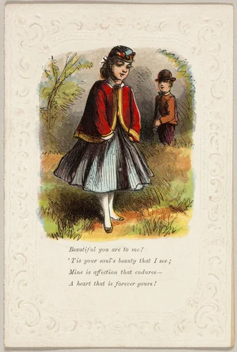 Beautiful You Are to Me (Valentine) by Unknown Artist, other, 1860-1869