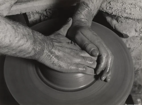Potter's Hands by Albert Renger-Patzsch, photograph, 1925
