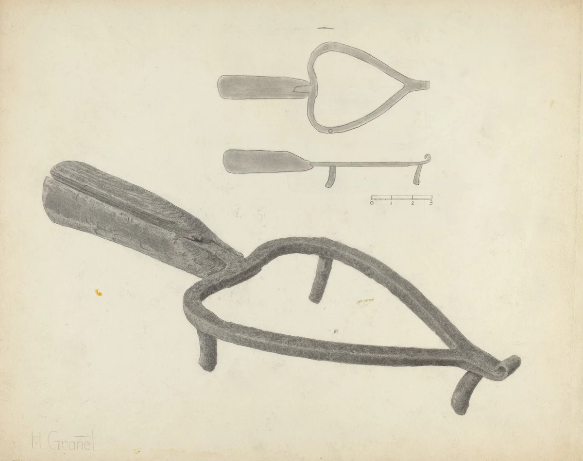 Trivet by Henry Granet, index of american design, 1939