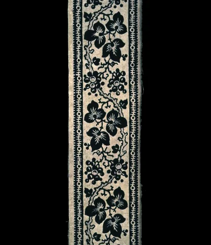 Border by England or United States, textile, 1801-1900