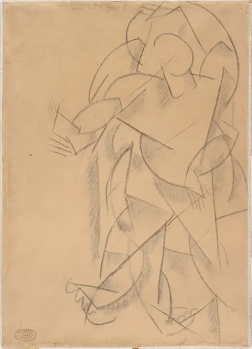Contrast of Forms by Fernand Léger, drawing, 1912