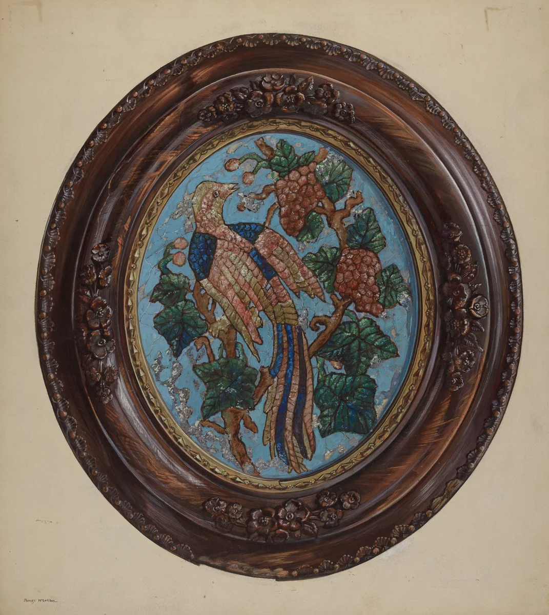 Tinsel Picture by James McLellan, index of american design, 1937