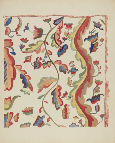 Bedspread by E. Boyd, index of american design, 1936