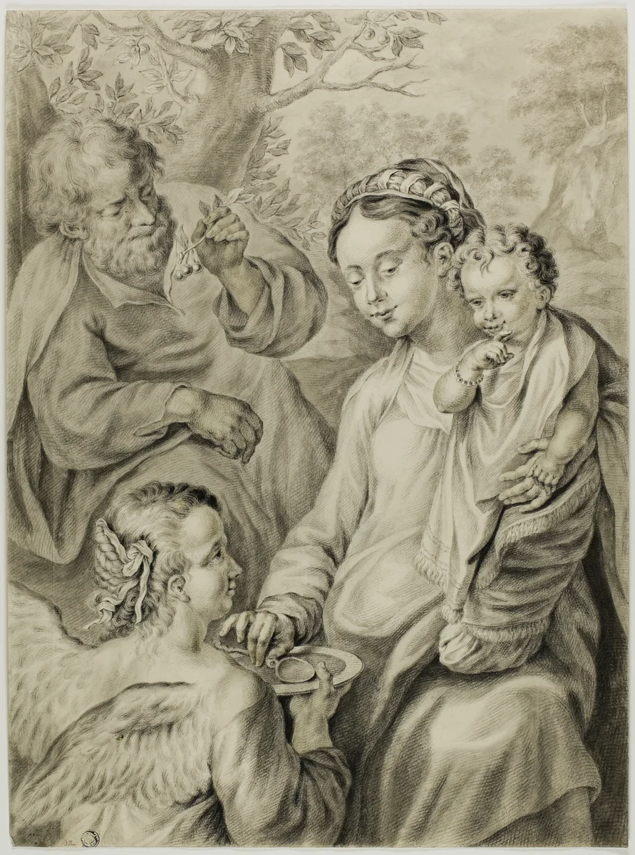 The Rest on the Flight into Egypt, known as The Madonna della Pappa by Abraham Delfos
Francesco Vanni, drawing, 1751-1820