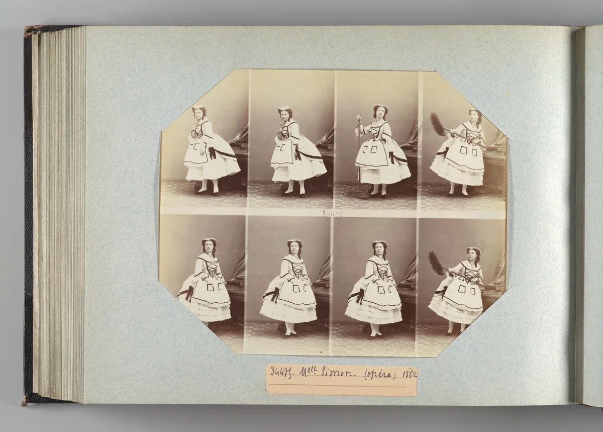 Mlle Simon by André Adolphe-Eugène Disdéri, photograph, 1862