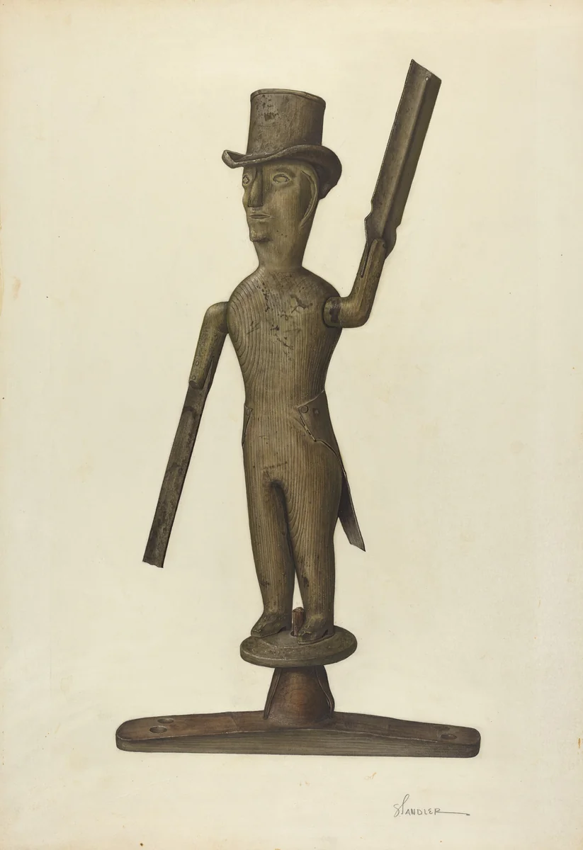 Whirligig by Selma Sandler, index of american design, 1939