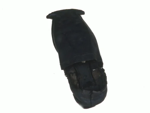 Shoe by England, textile, 1601-1700