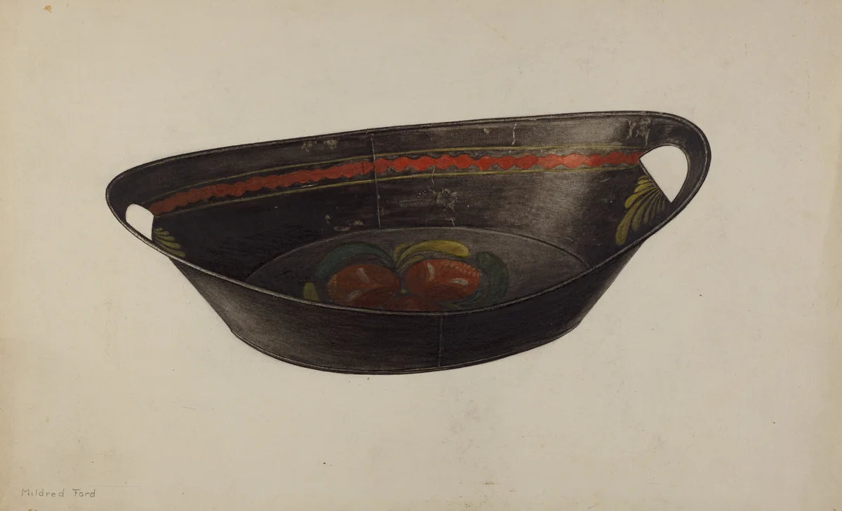 Bread Tray by Mildred Ford, index of american design, 1938