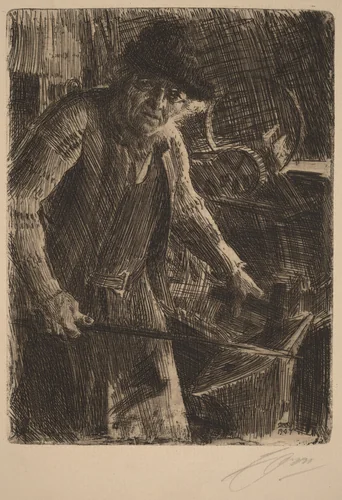 The Master-Smith by Anders Zorn, print, 1907